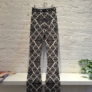 Sandro Floral Jacquard Trousers